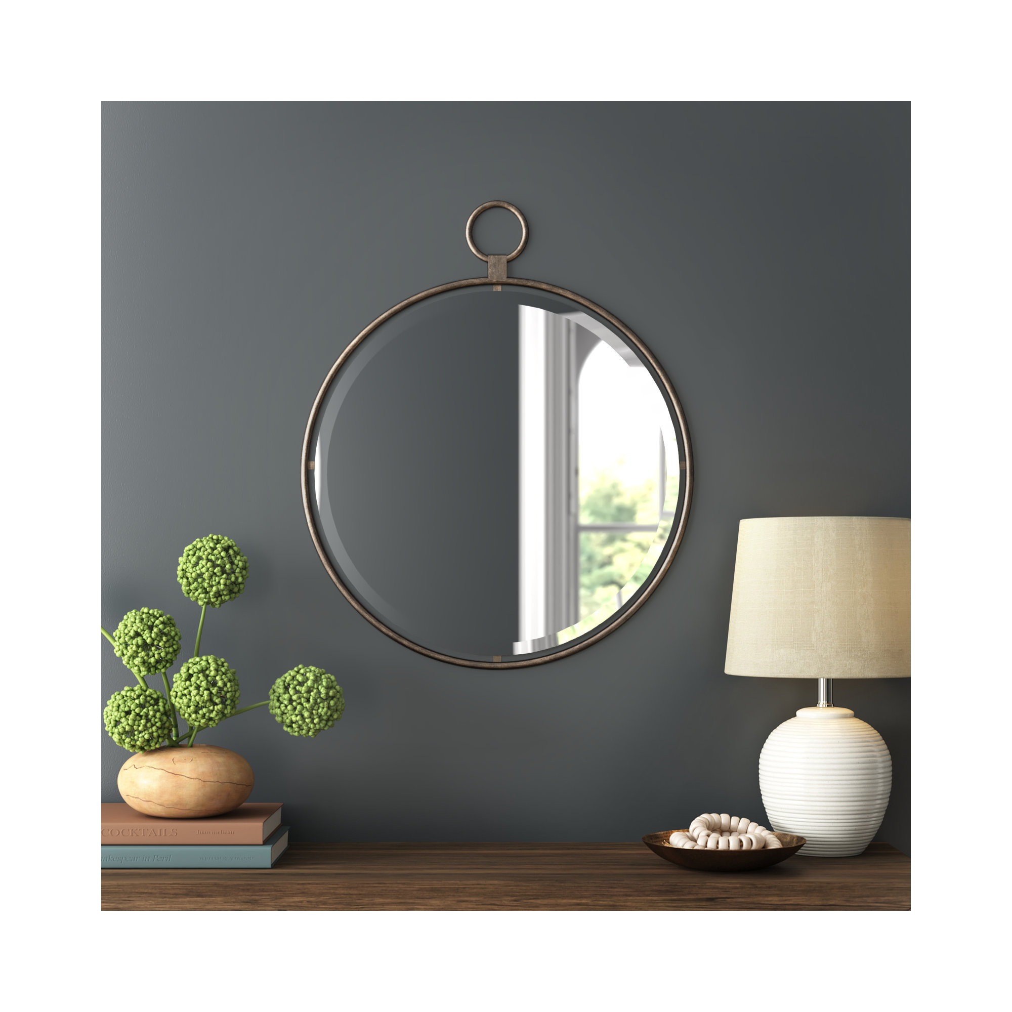 Clarissa Mirror, Gray