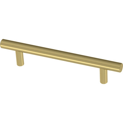Simple Round Bar 3-3/4 in. (96 mm) Cabinet Drawer Pull
