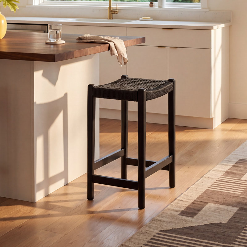 Piper 26" Counter Stool, Black