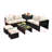 Tarece 6 - Person Patio Conversation Set with Cushions-1780306463-1755610765