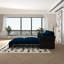 Grand lit convertible en velours 3 en 1 de 74,8 po, 2 coussins moelleux, conception compacte et compacte-1076040555