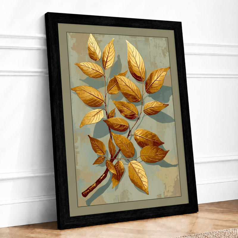Gilded Botanica Botanical - Print, A2 - 59.4 x 42.0 cm, Black