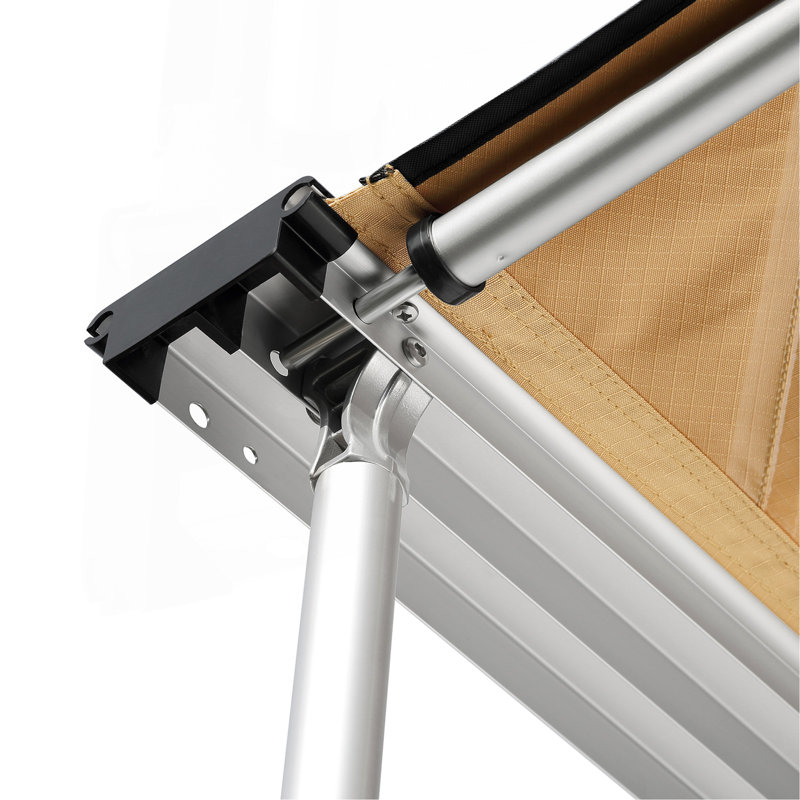 Auvent latéral pour véhicule (2 m x 2,5 m) – Auvent rétractable PU3000 mm UV50+ avec sac de rangement étanche et hauteur réglable pour VUS, camionnette, fourgonnette et véhicule récréatif
