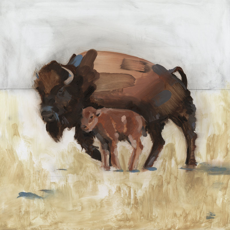 Lodge Guardian IV by Jacob Green - Wrapped Canvas Painting, 122cm H x 122cm W