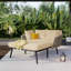 120cm Wide Curved Steel Patio Daybed-1845047405