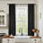 Grommet Room Darkening Linen Textured Curtain-607110998-607110984