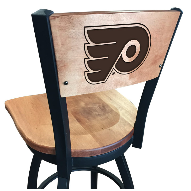 Tabouret de bar pivotant NHL, Érable moyen, Philadelphia Flyers