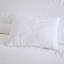Ensemble de housse de couette en coton blanc gaufré standard à contexture de 200 fils de 4 pièces Nicolette-1297600297