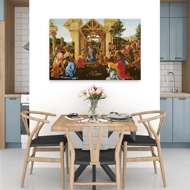 The Adoration Of The Magi, C.1478-82 Contemporary Wall Art Print, 81.28cm H x 121.92cm W