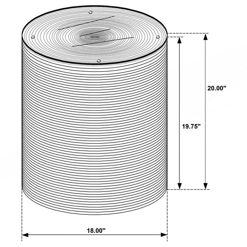 Table d'appoint ronde avec plateau en verre