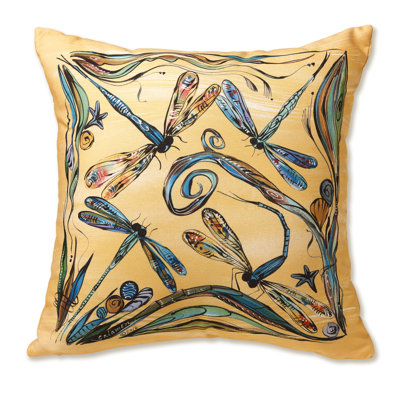 The Natural World Collection Outdoor Reversible Throw Pillow