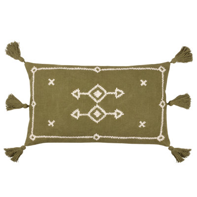 Folis Geometric Rectangular Throw Pillow Cover