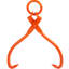 Iron Fireplace Tongs