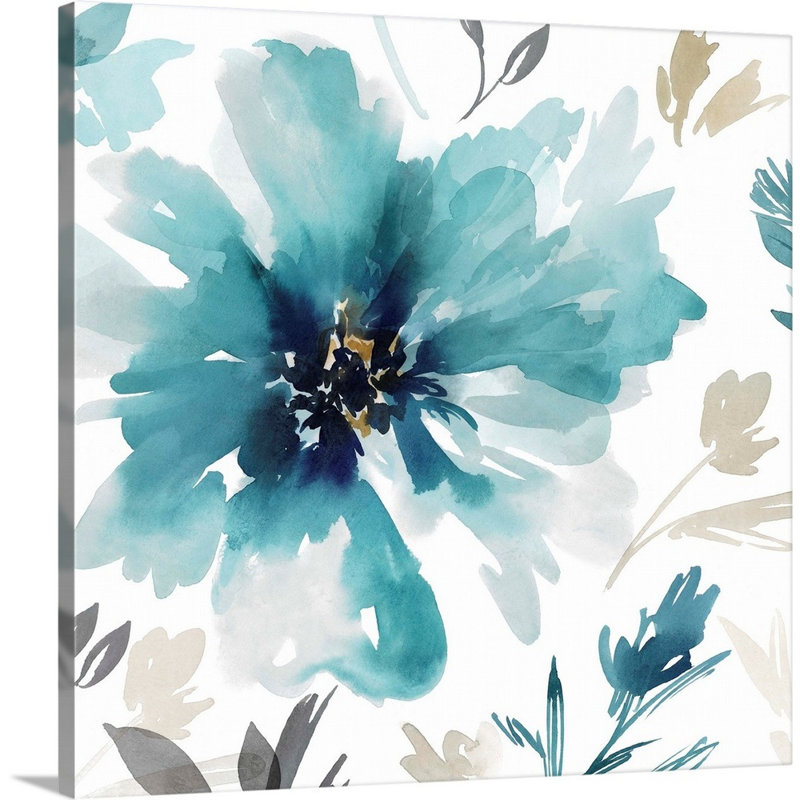 Reproduction d’art sur toile, "finesse I" par Isabelle Z, Toile tendue, H 20 po x l 20 po x P 1,25 po