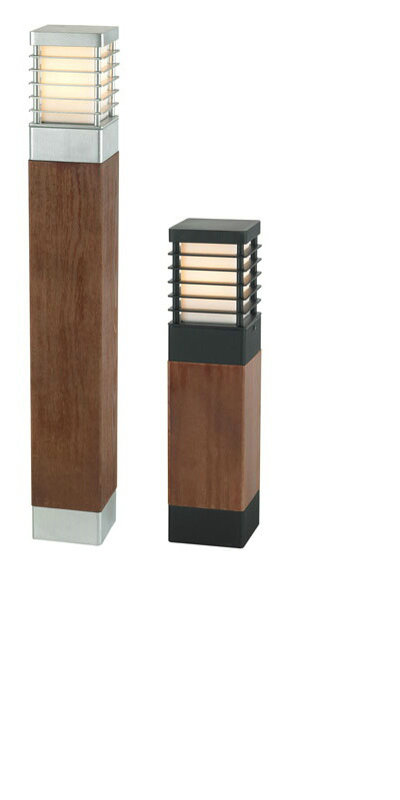 Halmstad Steel Bollard Light, Black, 49 cm H x 12 cm W