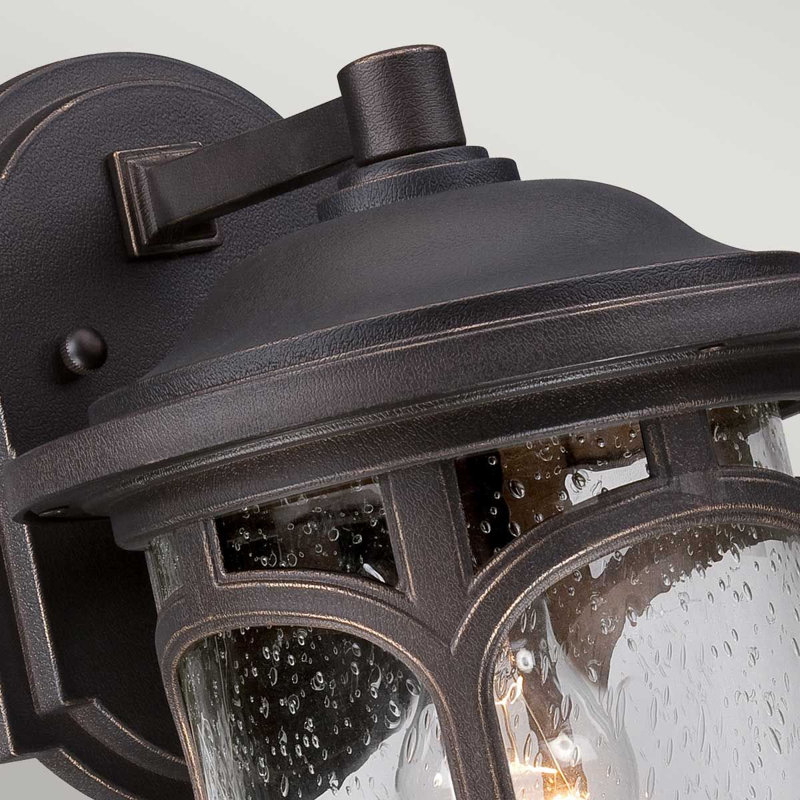Aadriti Outdoor Wall Lantern, 36.7cm H x 22.9cm W x 25.7cm D