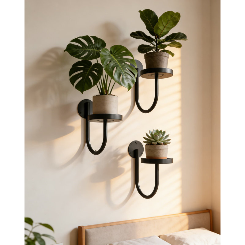 Porte-plante mural pour plantes d'intérieur