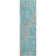Premium Machine Washable Prisco Teal Rug