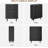 Narrow 6-Tier Shoe Cabinet with Shutter Doors, Farmhouse Shoe Storage Organizer for Entryway-2112131232
