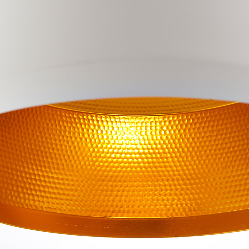 Rickey 1 - Light Dome Pendant, Matt White Paint