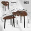 Ensemble de 2 tables gigognes Leaf