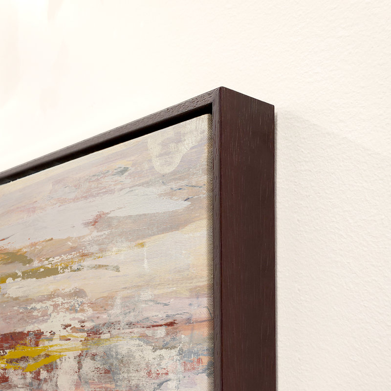 Deep par Jean Kenna - peinture sur toile encadrée Floadter, H 49,5 po x l 37,5 po x P 1,5 po, Couche de verre