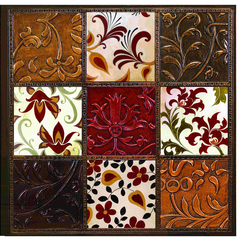 Nature abstraite - reproduction sur toile tendue, L 36 po x H 36 po
