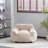 Beige Indoor Bean Bag Armchair, Angled , Defined , Adaptive Shredded Foam, Soft , Good For Relaxing Sessions Classic Design,  Soft Breathable Recycled Ergonomic-1975167697-1975167703