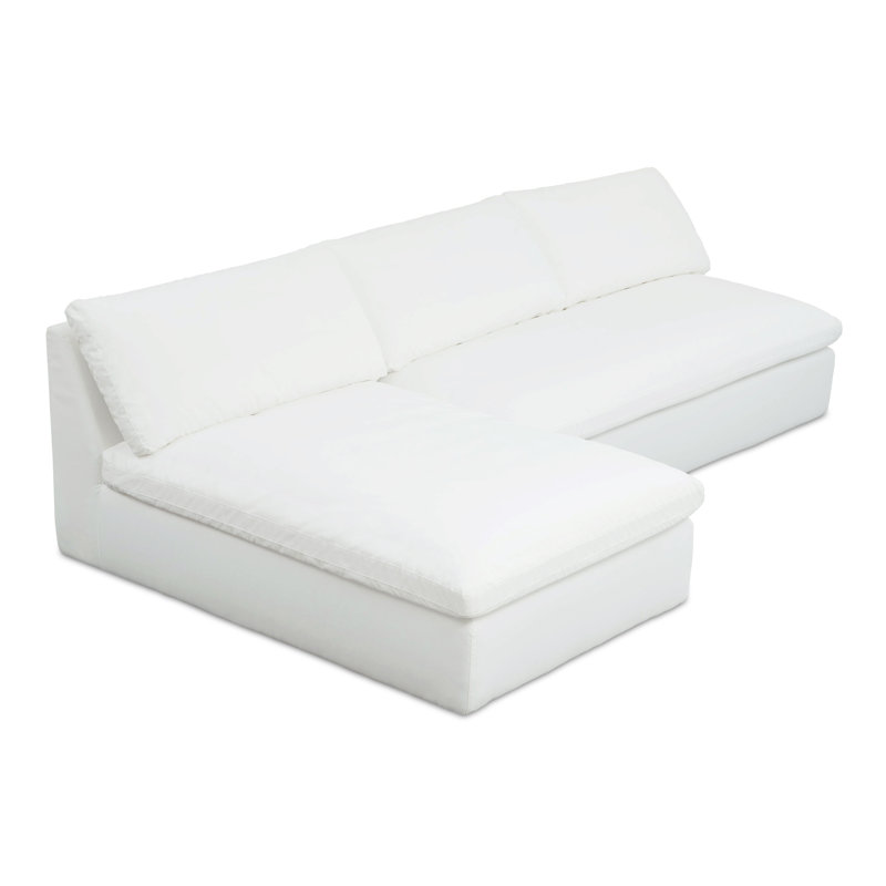 Ensemble de 2 pièces d'extérieur modulaires Wilkie, Blanc