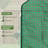 Set Of 2 Model 01-0472 Walk-In Greenhouse Cover Replacements, 55" X 56.25" X 74.75" Reinforced Anti-Tear PE Hot House Covers, Green & White-123051901