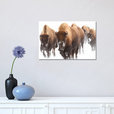 Winter Strole 1 Piece Wrapped Canvas Wall Art