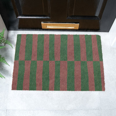 Half Stripes Coir Doormat