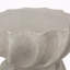 Side Table Sunburst Top Hourglass Shape Design