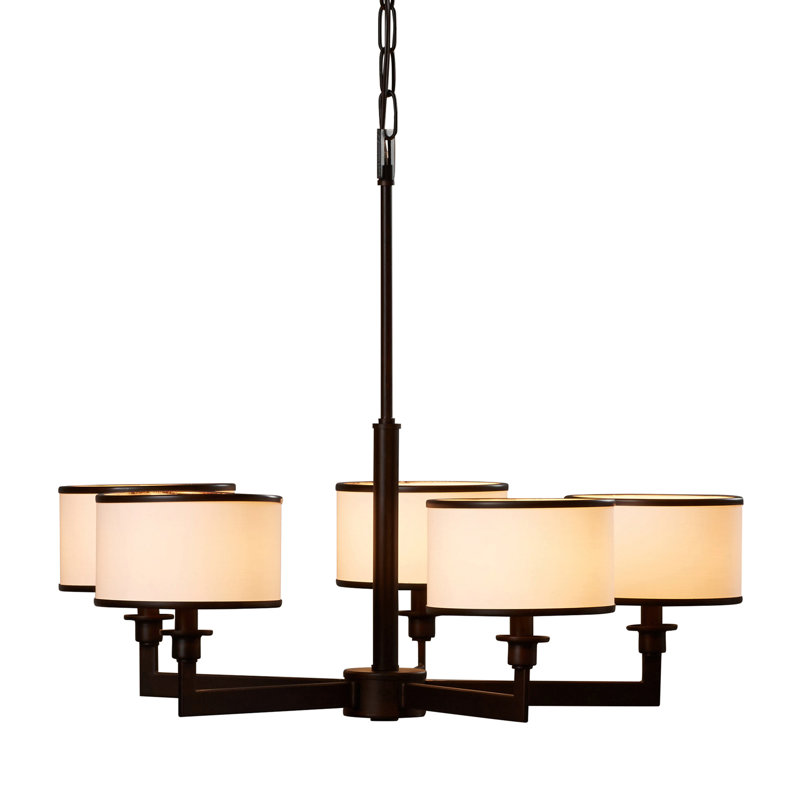 Darcia 5 - Light Dimmable Classic / Traditional Chandelier, Oil Rubbed Bronze
