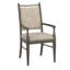 Chaise avec accoudoirs en tissu beige Cipolla-105513481