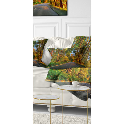 Landscape Reversible Throw Pillow