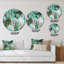 «Green Luxury Abstract Fluid Art III», art mural moderne en métal-68855153