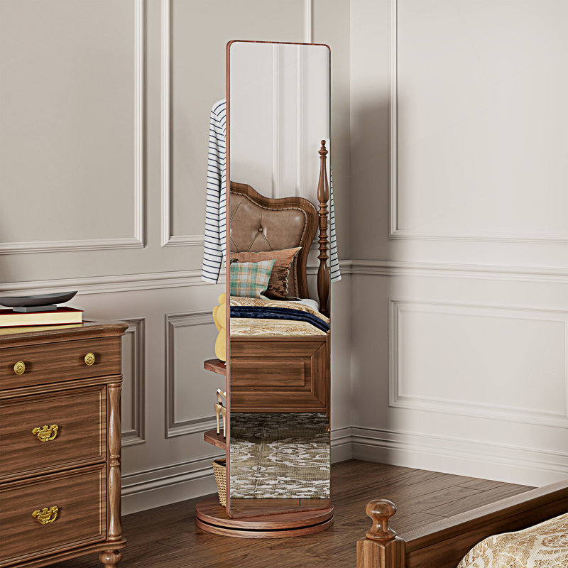 Miroir pleine grandeur, Noyer