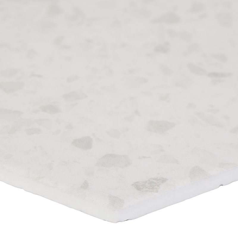 Sparkle 10" x 8" Porcelain Stone Look Wall & Floor Tile, White