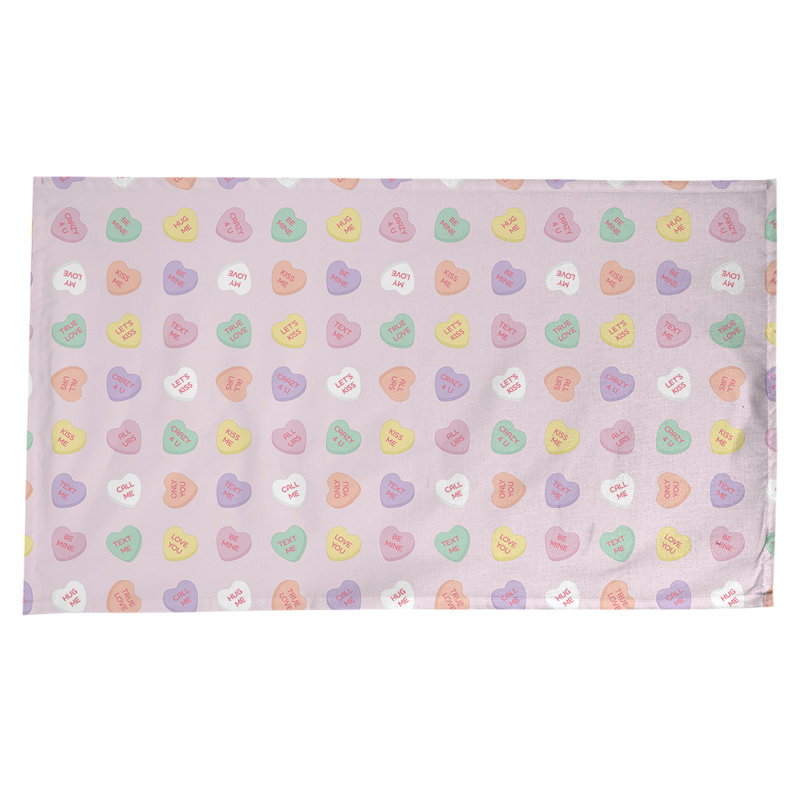 Festive Hol Tablecloth, 102" L x 58" W, Green/Violet