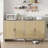 Rattan Buffet Cabinet with Storage,Adjustable Shelves-1708656114