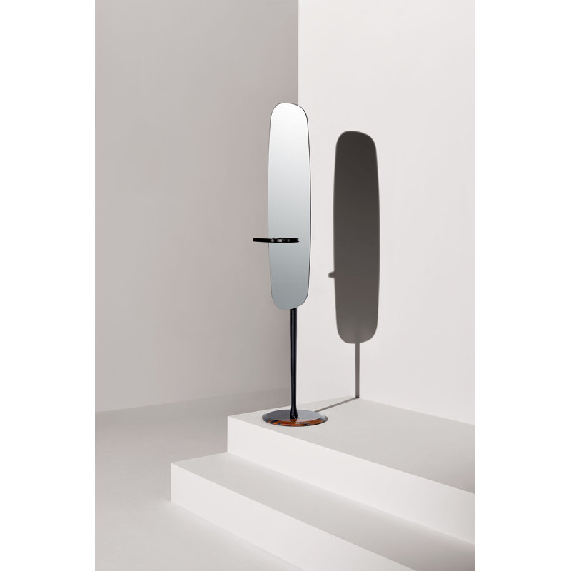 Elongated Mirror, Black