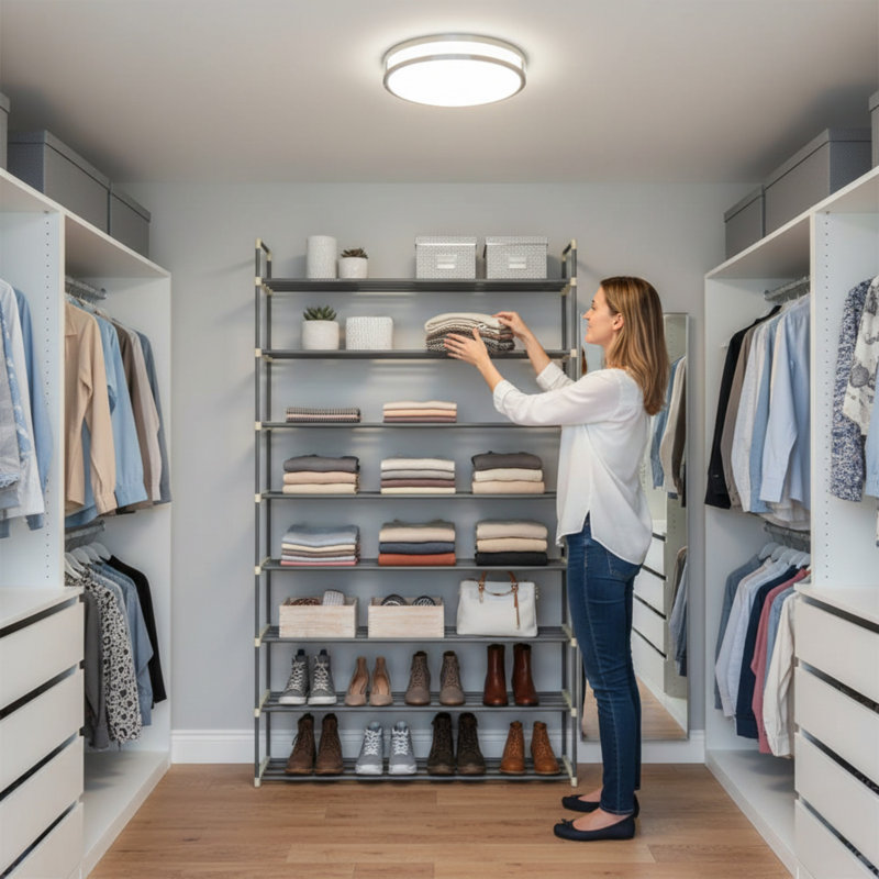 40 Pair Shoe Rack