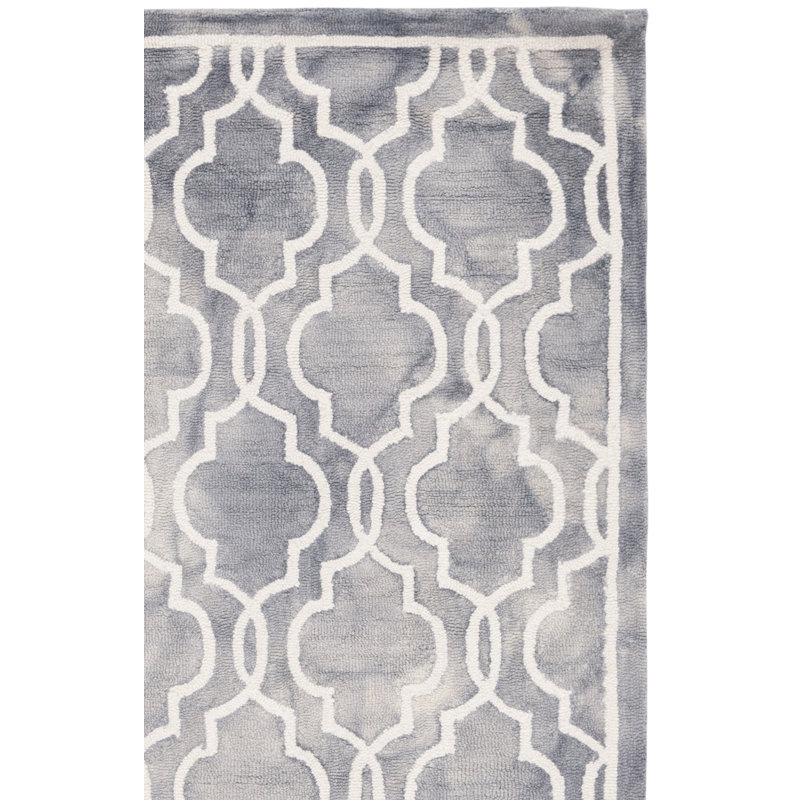 Ruthe Hand Tufted Wool Geometric Rug, Rectangle 3' x 5'
