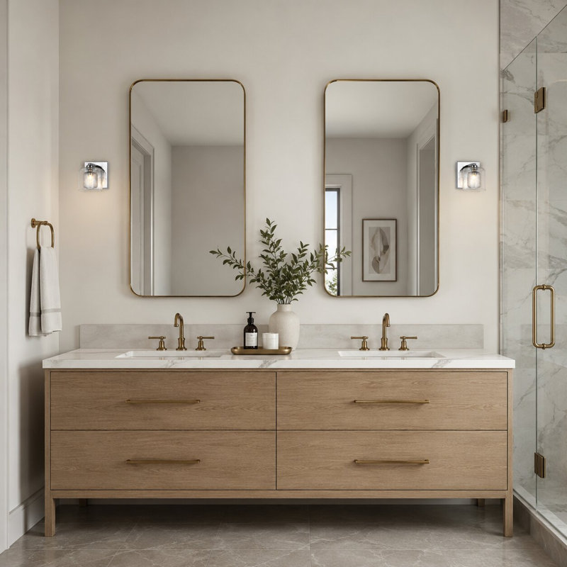 Trabelsi 1-Light Chrome Wall Sconce