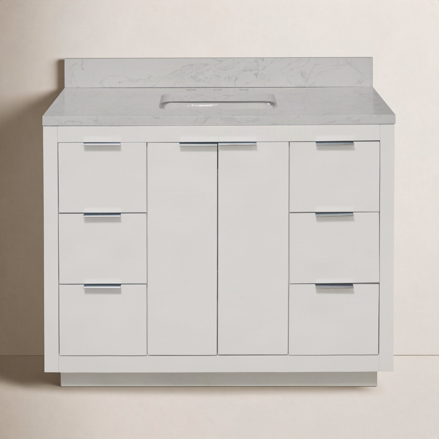 Anastazia 48'' Single Bathroom Vanity, White