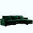 Polyester vert est en rupture de stock