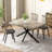 Versatile Rectangular Dining Table With Storage And Adjustable Top, Ideal For Entertaining And Everyday Use.-537809147