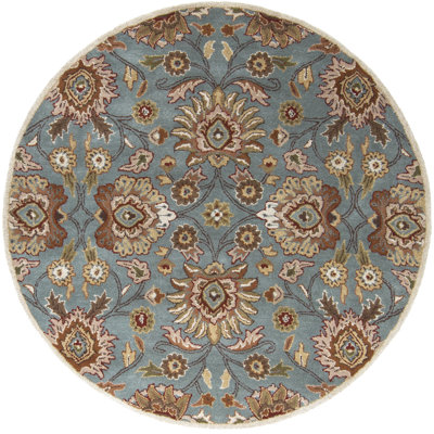 Tapis gris moyen en laine Arden