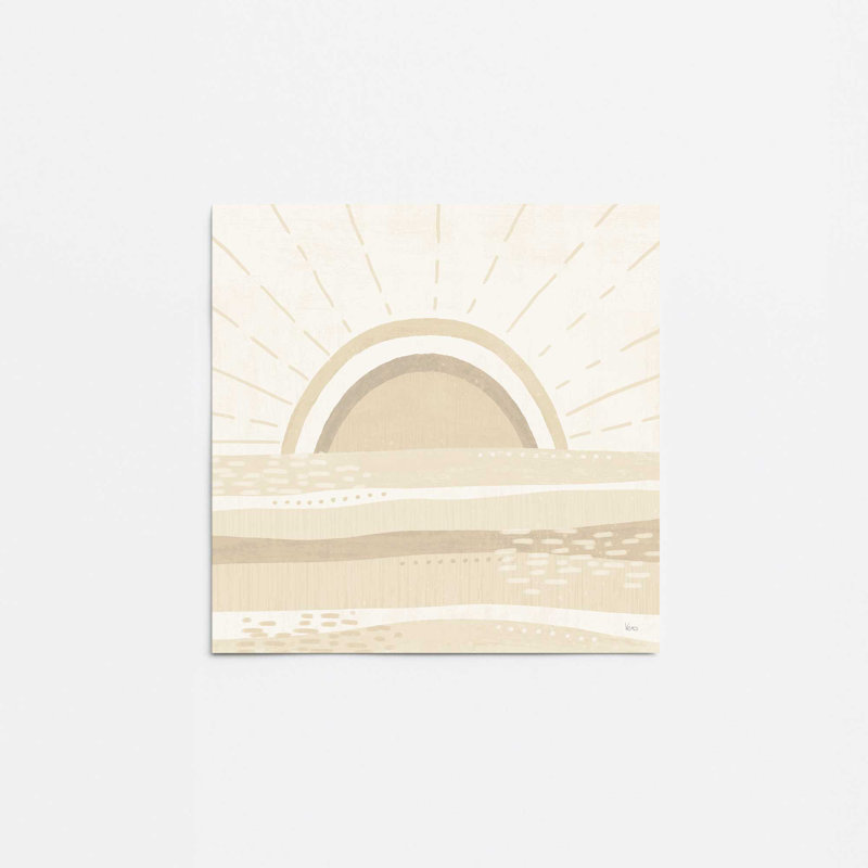 Sandy Sunrise, reproduction sur toile, H 12 po x l 16 po, Impression sans cadre